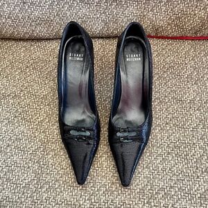 Stuart Weitzman black heel shoes size 8